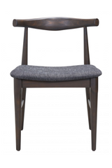 Dark Wooden Dining Chairs (2) | OROA Modern Tuzka | Oroa.com