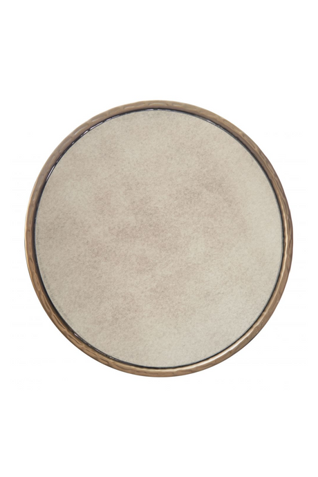 Round Mirror Glass Side Table | OROA Modern Anelli | Oroa.com