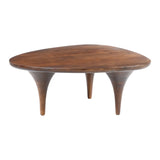 Walnut Finished Coffee Table | OROA Modern Spiker