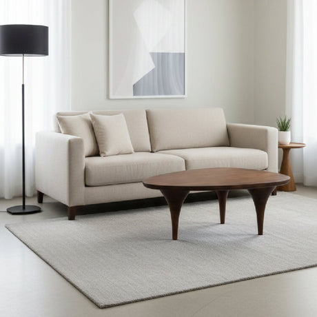 Walnut Finished Coffee Table | OROA Modern Spiker
