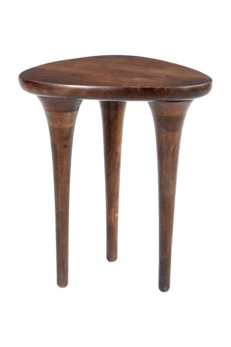 Walnut Finished Side Table | OROA Modern Spiker | Oroa.com