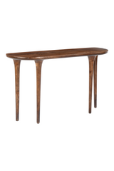 Walnut Finished Console Table | OROA Modern Spiker | Oroa.com