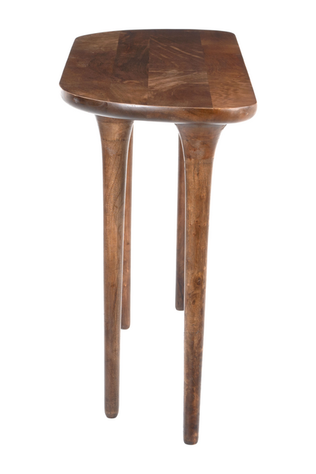 Walnut Finished Console Table | OROA Modern Spiker | Oroa.com