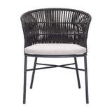 Contemporary Black Outdoor Dining Chairs (2) | OROA Modern | Oroa.com