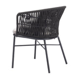 Contemporary Black Outdoor Dining Chairs (2) | OROA Modern | Oroa.com