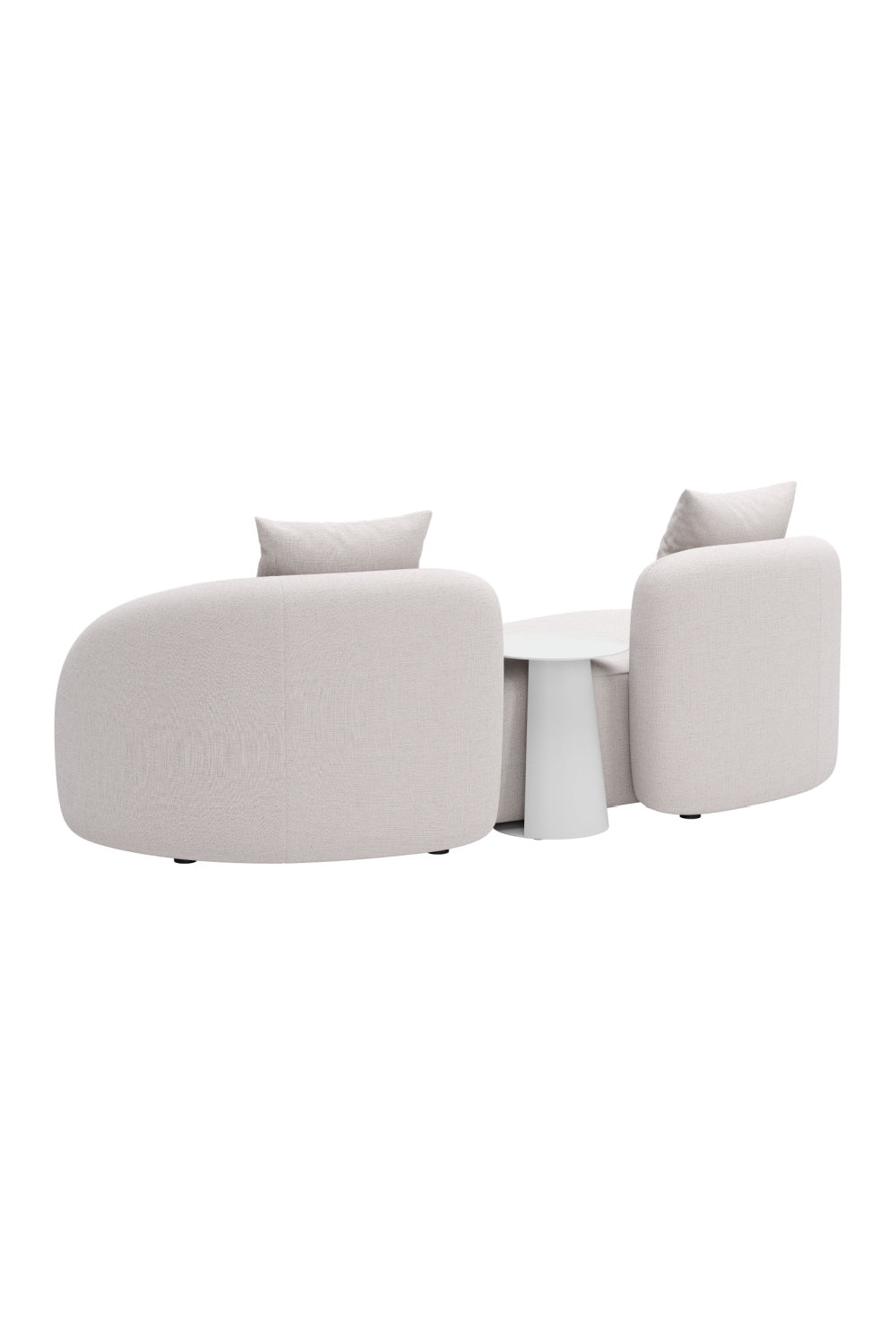 White Outdoor Side Table | OROA Modern Sunny Isles | Oroa.com