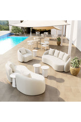 White Outdoor Side Table | OROA Modern Sunny Isles | Oroa.com