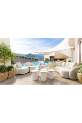 White Outdoor Side Table | OROA Modern Sunny Isles | Oroa.com