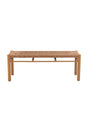 Rattan Look Outdoor Bench | OROA Modern Iska | Oroa.com