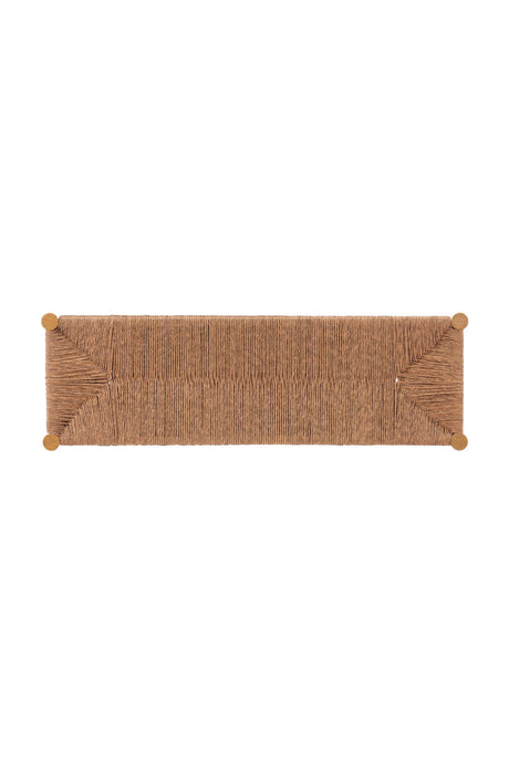 Rattan Look Outdoor Bench | OROA Modern Iska | Oroa.com