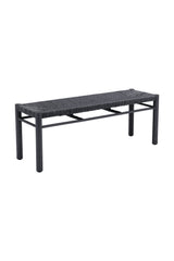 Rattan Look Outdoor Bench | OROA Modern Iska | Oroa.com
