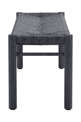 Rattan Look Outdoor Bench | OROA Modern Iska | Oroa.com