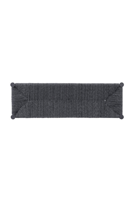 Rattan Look Outdoor Bench | OROA Modern Iska | Oroa.com
