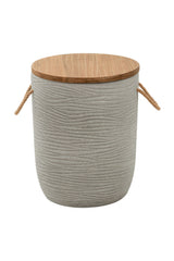 Gray Terrazzo Outdoor Side Table | OROA Modern Biban | Oroa.com