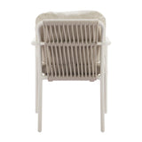 Beige Upholstered Outdoor Dining Chairs (2) | OROA Modern Aite | Oroa.com