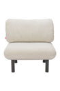 Beige Olefin Outdoor Accent Chair | OROA Modern Aperto | Oroa.com