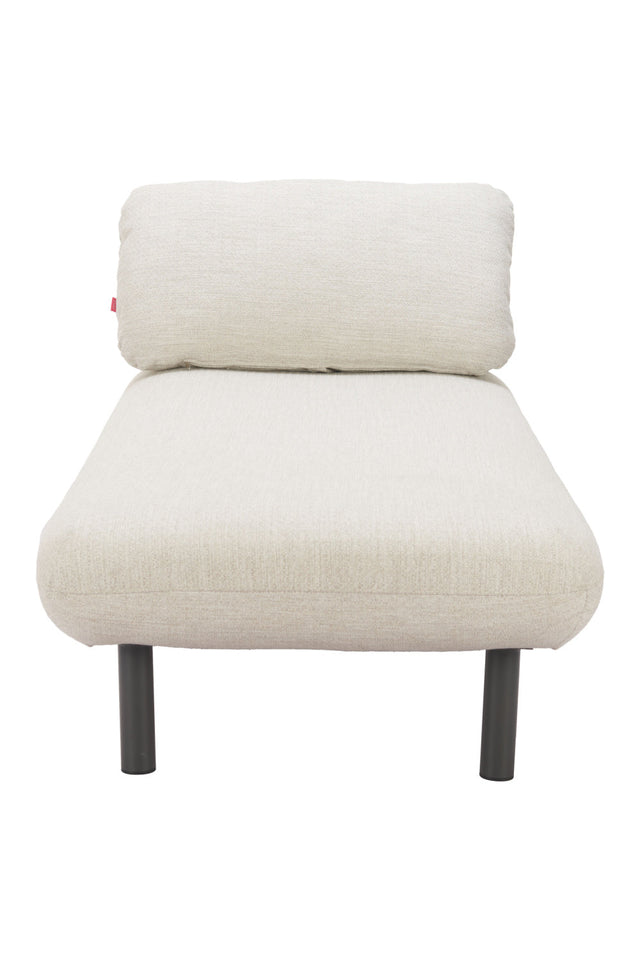 Beige Olefin Outdoor Chaise | OROA Modern Aperto | Oroa.com