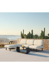 Beige Olefin Outdoor Chaise | OROA Modern Aperto | Oroa.com