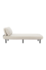 Beige Olefin Outdoor Chaise | OROA Modern Aperto | Oroa.com
