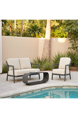 Aluminum Framed Outdoor Loveseat | OROA Modern Rein | Oroa.com