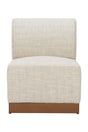 Beige Outdoor Armless Chair | OROA Modern Christy | Oroa.com