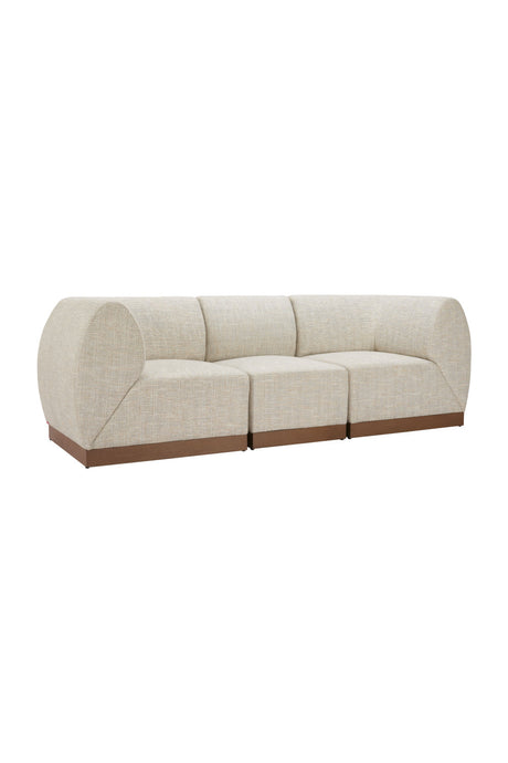 Beige Outdoor Armless Chair | OROA Modern Christy | Oroa.com