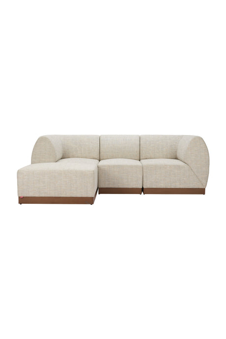 Beige Outdoor Corner Chair | OROA Modern Christy | Oroa.com