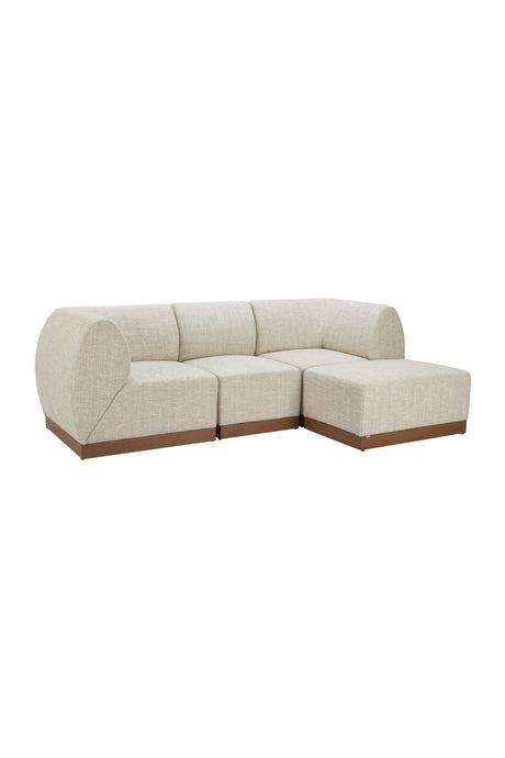 Beige Outdoor Corner Chair | OROA Modern Christy | Oroa.com