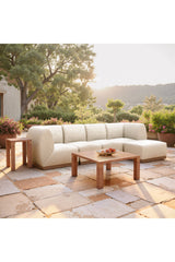 Beige Outdoor Corner Chair | OROA Modern Christy | Oroa.com