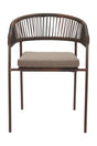 Brown Rattan Outdoor Dining Chairs (2) | OROA Modern Skye | Oroa.com