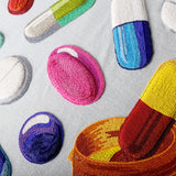 Multicolored Pills Beaded Art | Jonathan Adler Happy Pills | Oroa.com