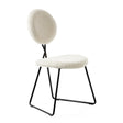 Crisscross Black Steel Dining Chair  | Jonathan Adler Caprice | Oroa.com