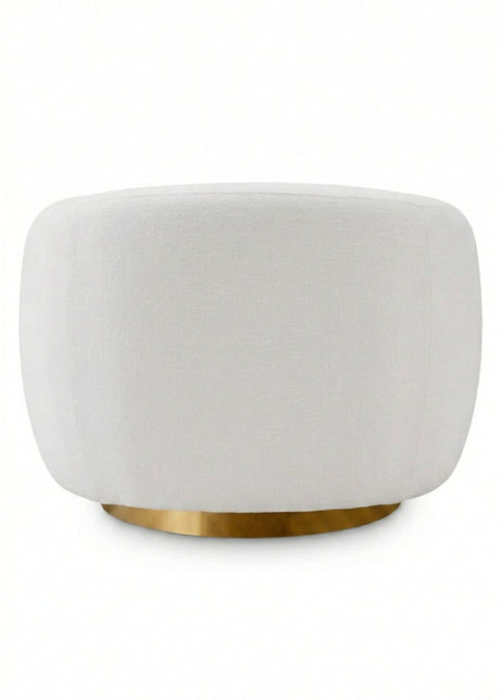 off white swivel arm chair - www.oroa.com