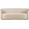 Curved Back 3-Seater Sofa | Ethnicraft Ellipse | Oroa.com