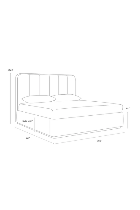 Channel Tufted Bed by Splendido Jamille, alternate view 24