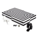 Black & White Backgammon Set | Jonathan Adler Op Art | Oroa.com