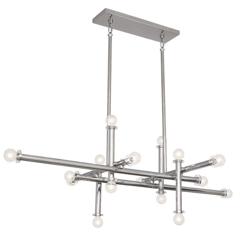 Lucite Accent Linear Chandelier | Jonathan Adler Milano | Oroa.com