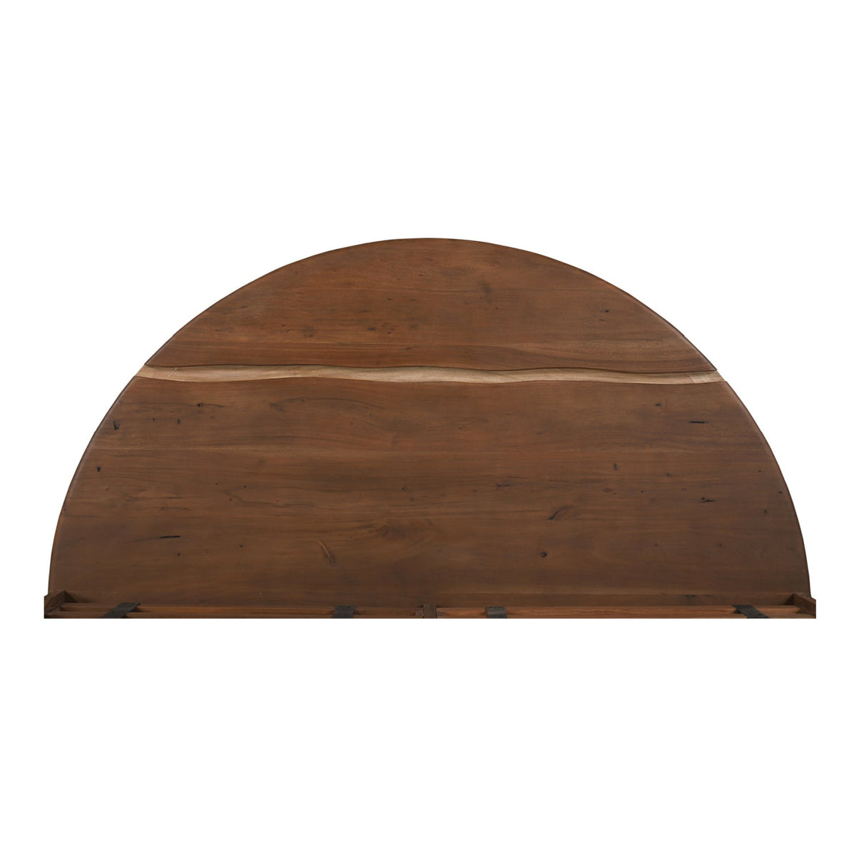 Modern European furniture - Arched Acacia Wood Bed - www.oroa.com