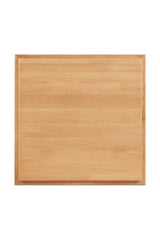 Modern European furniture - Square Natural Wood Table - www.oroa.com