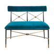 Floral Detal Velvet Dining Bench | Jonathan Adler Rider | Oroa.com