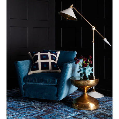 White Lacquered Task Floor Lamp | Jonathan Adler Maxime