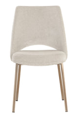 Cutout-Back Fabric Dining Chairs (2) by Splendido Radella