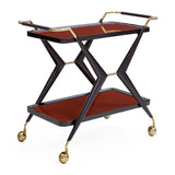 Painted Glass Bar Cart | Jonathan Adler Trocadero | Oroa.com