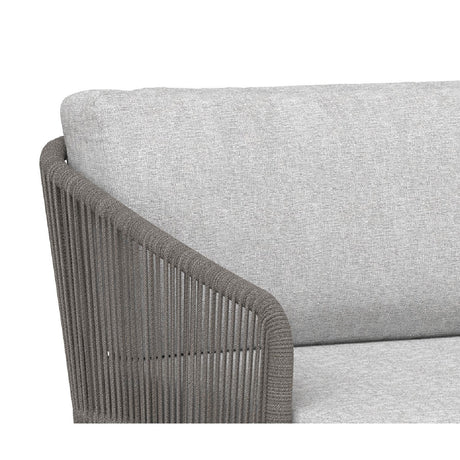 Gray Rope Outdoor Sofa by Splendido Allariz, alternate view 7